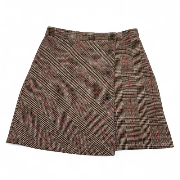 Love Riche Dresses & Skirts - Tweed plaid button skirt by Loveriche